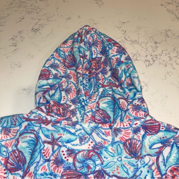 Lilly Pulitzer Higgs Hooded French Terry Swim Cover Up Tunic small - Picture 7 of 7